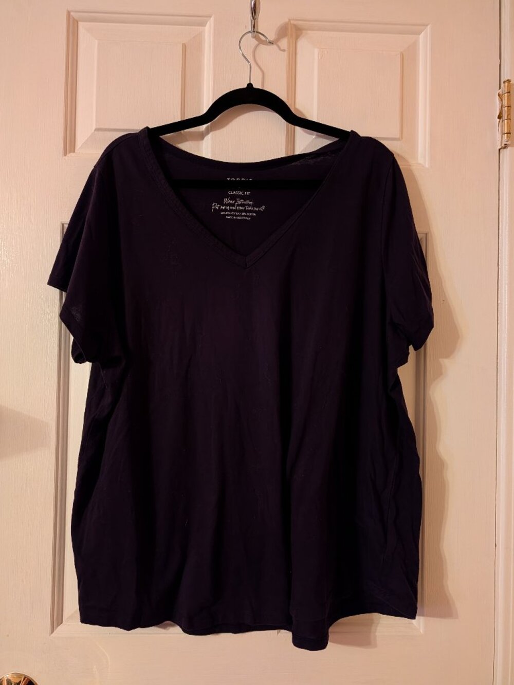 Torrid Super Soft Ribbed Flutter Sleeve T-Shirt ~ 3/3X/22-24